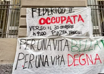«Per una vita degna, per una vita bella»: occupata la Federico II di Napoli