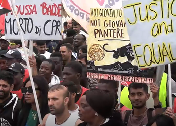Castel Volturno, oltre 10mila in piazza contro il Cpr: «No a una nuova prigione»