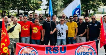 Mibex Somma Vesuviana, sciopero     di 8 ore: a rischio 59 posti di lavoro