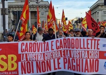 Sciopero generale 30 ottobre, l’USB lancia la protesta: «Abbassate i prezzi, alzate i salari»